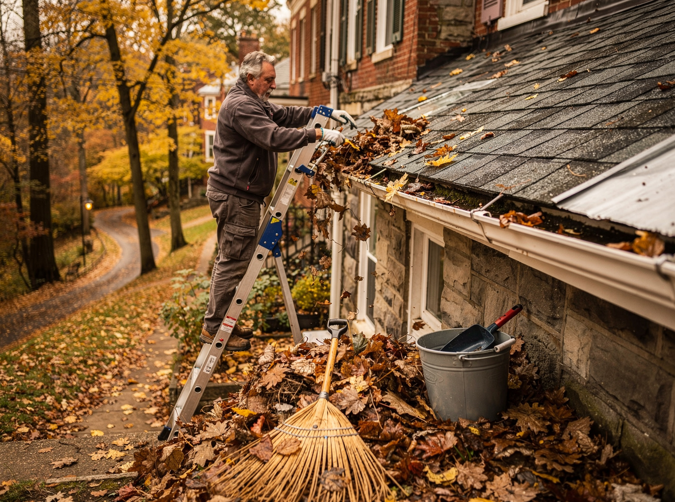Dealing with Leaf Clogs Near Wissahickon Valley Park