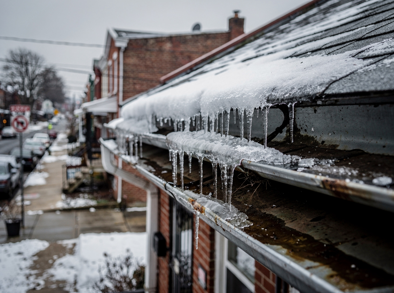 How Philadelphia Winters Lead to Ice Dams in Gutters